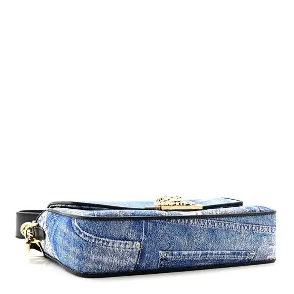 Fendi X Versace Denim Fendace Patchwork #243816F31B - Picture 4 of 9